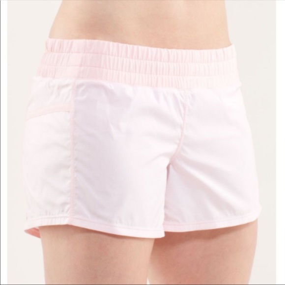 lululemon pink tracker shorts